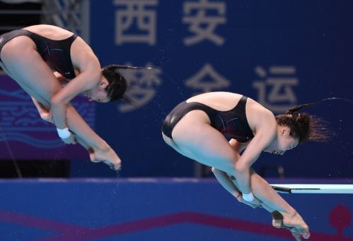 长治全运会女子跳水团体决赛，全红婵率领广东队夺冠，陕西队获得季军